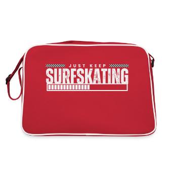 Continuez à surfer - Sac Retro - rouge/blanc - Dos