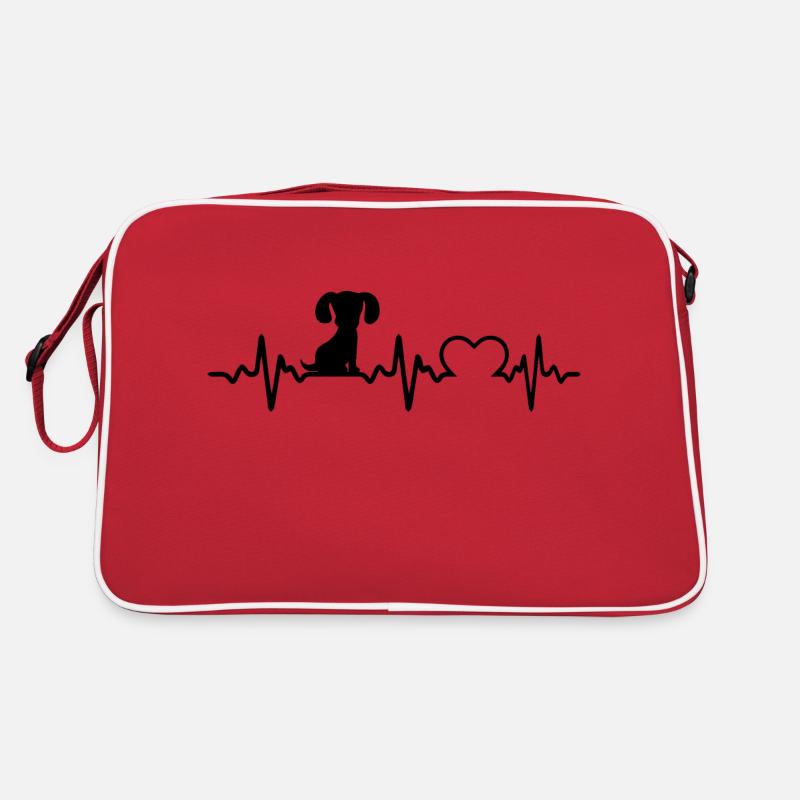 Dog Hund Retro Tasche