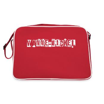 Wanne Eickel - Retro Tasche - Rot/Weiß - Hinten