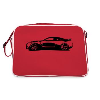 GTR - Retro Tasche - Rot/Weiß - Hinten