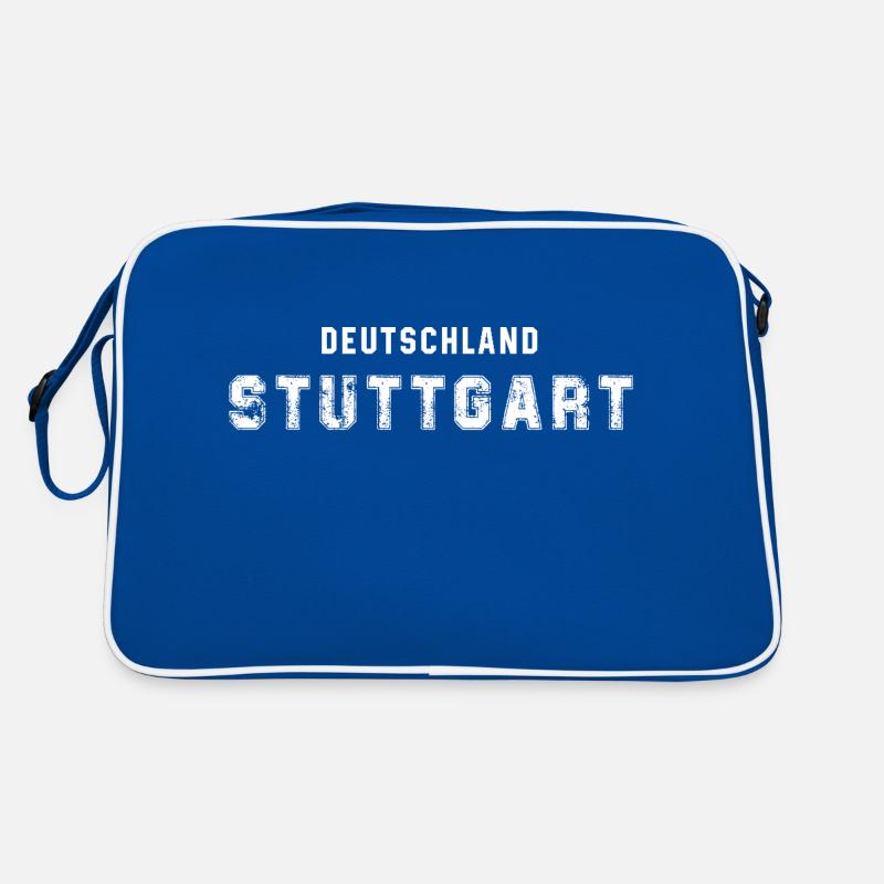 Germany Stuttgart - Urban Text Design Retro Bag