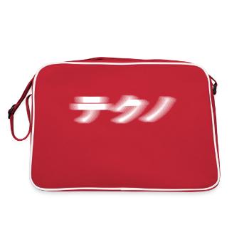 techno japanese - Retro Bag - red/white - Back