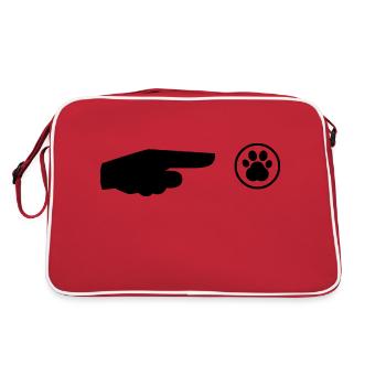 Hund Dog - Retro Bag - red/white - Back