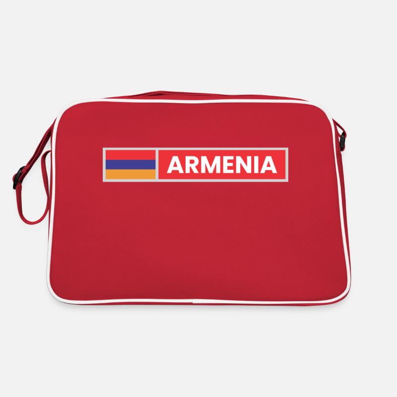 Armenia Flag - Retro Bag - red/white