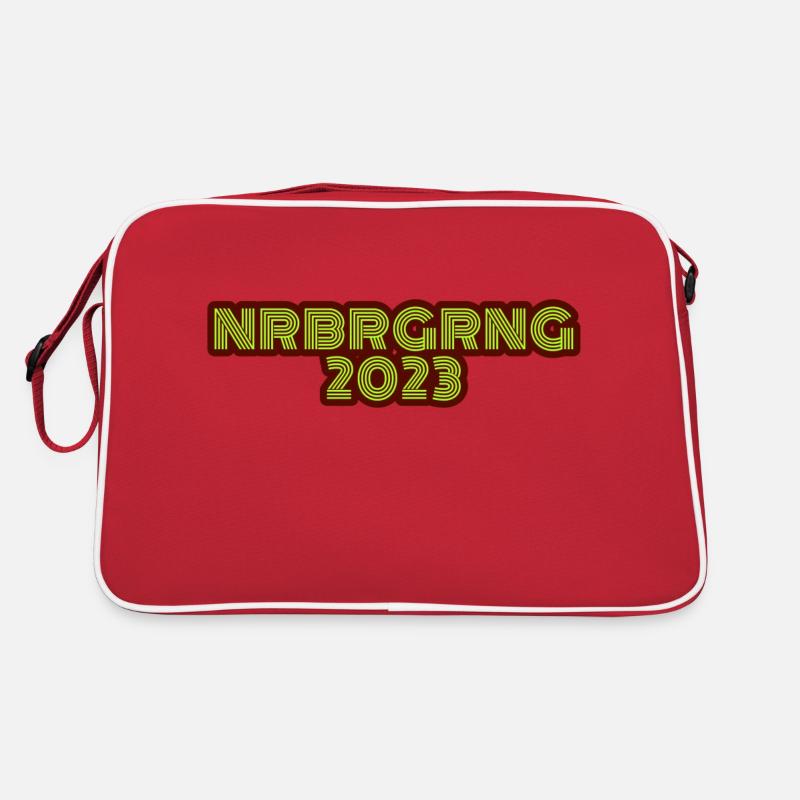 2023NOS - Retro Tasche - Rot/Weiß