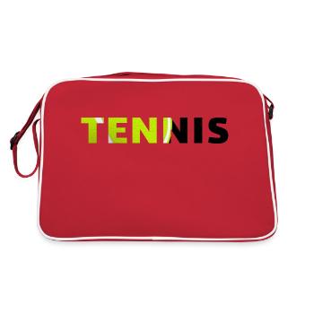 Tennis-idée cadeau original - Sac Retro - rouge/blanc - Dos
