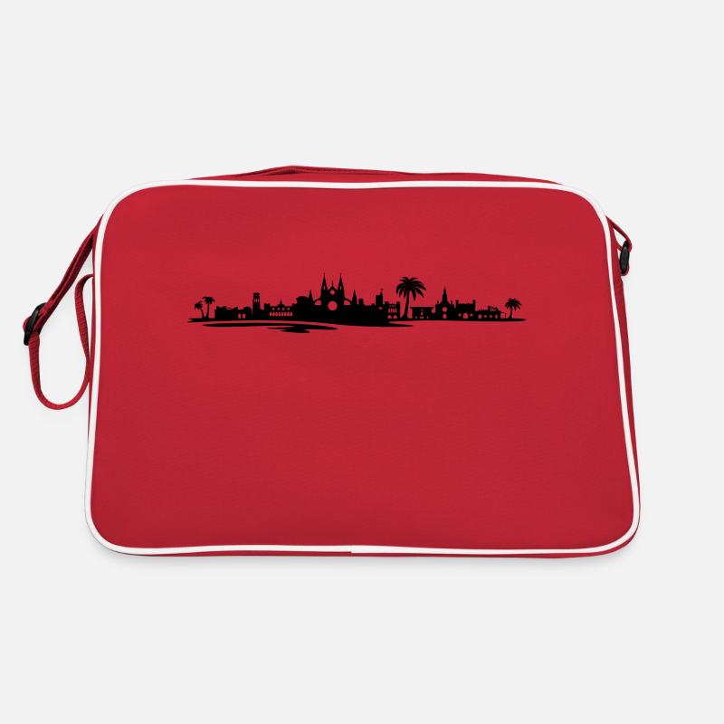 Skyline - Palma de Mallorca Retro Tasche