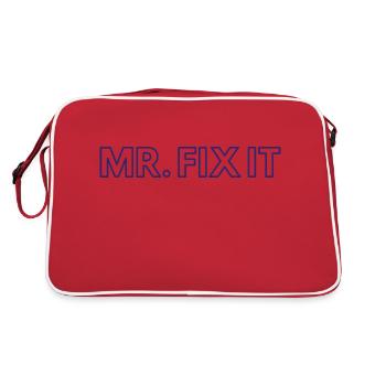 Mr Fix it - Retro Bag - red/white - Back