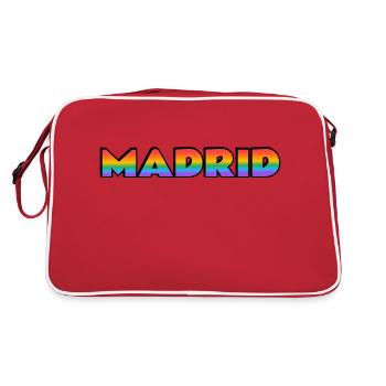 Schwules Madrid - Retro Tasche - Rot/Weiß - Hinten