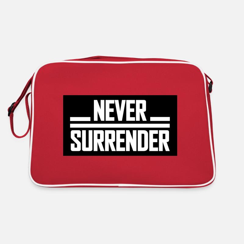 Never Surrender Retro Bag