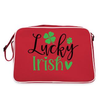 Design Lucky Irish - Sac Retro - rouge/blanc - Dos