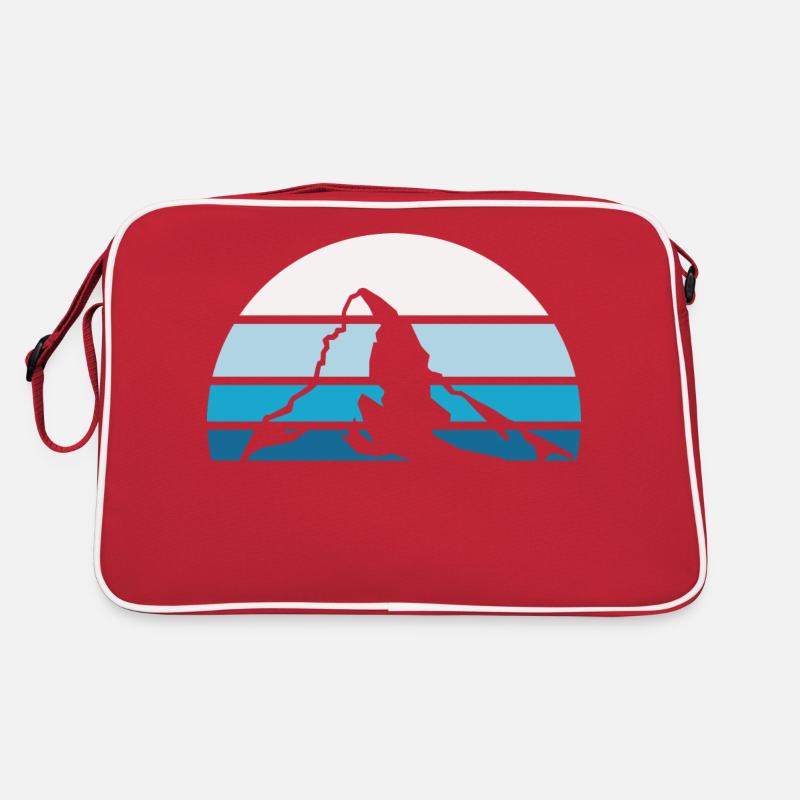 Matterhorn winter ambience Retro Bag