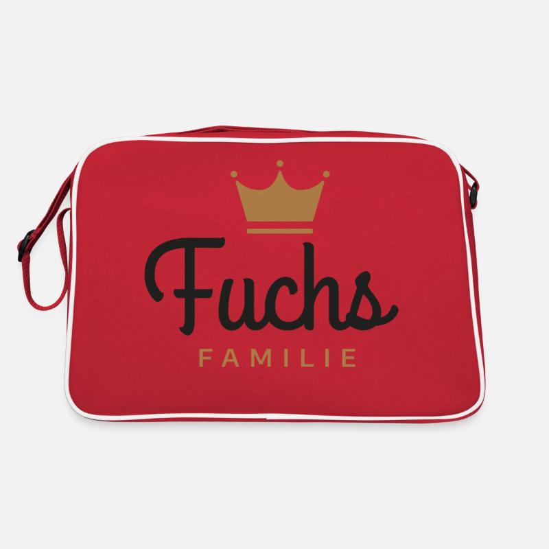 Fuchs-Familie Retro Tasche