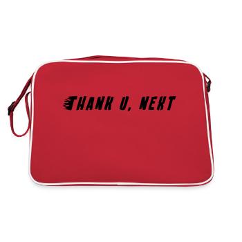 Phrase Merci, prochain feu noir Ariana - Sac Retro - rouge/blanc - Dos