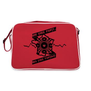 Free Partout! - Sac Retro - rouge/blanc - Dos