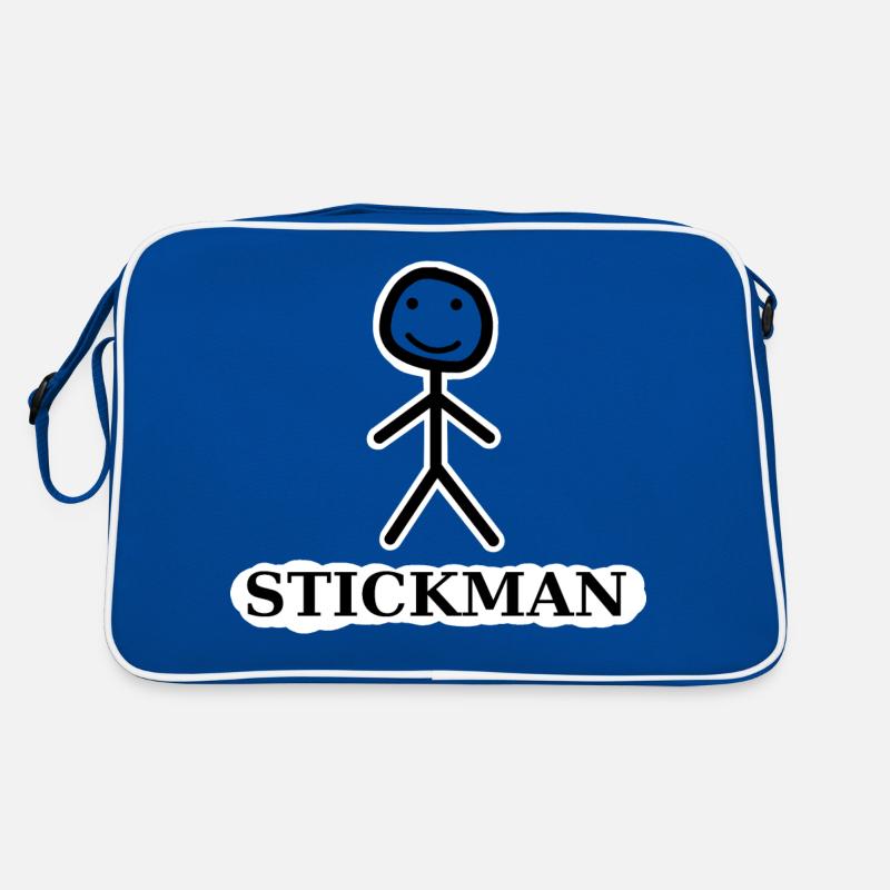 Strichmännchen - Retro Tasche