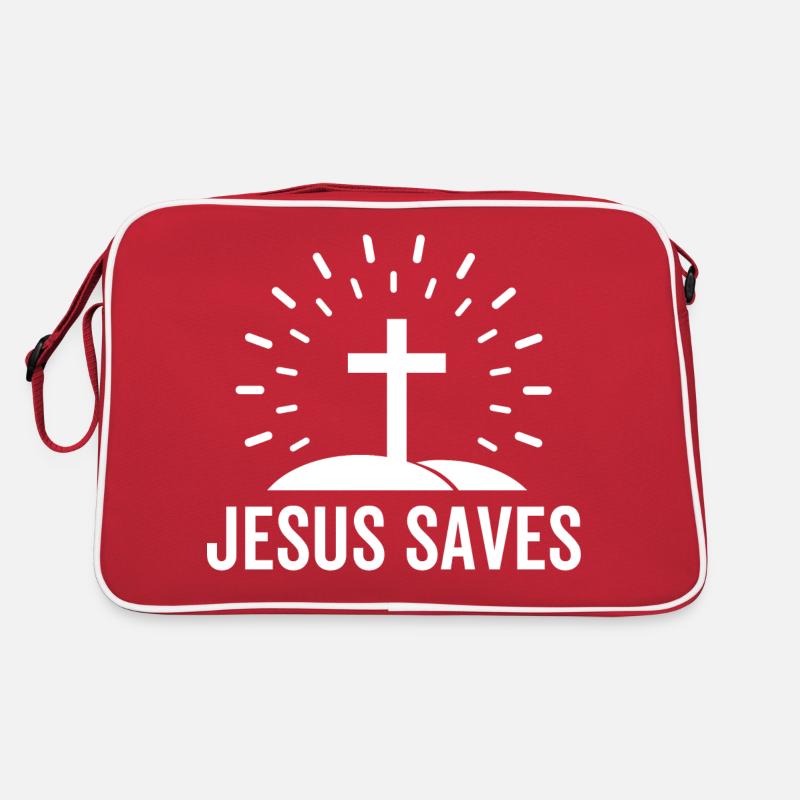 Jésus sauve Sac Retro