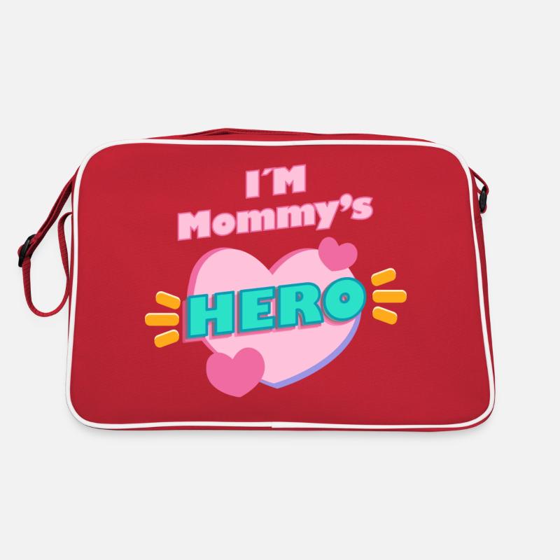 Ich bin Mamas HELD Retro Tasche