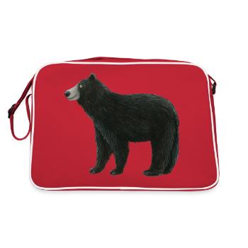 Baribal - Sac Retro - rouge/blanc - Dos