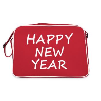 Bonne Année - Sac Retro - rouge/blanc - Dos