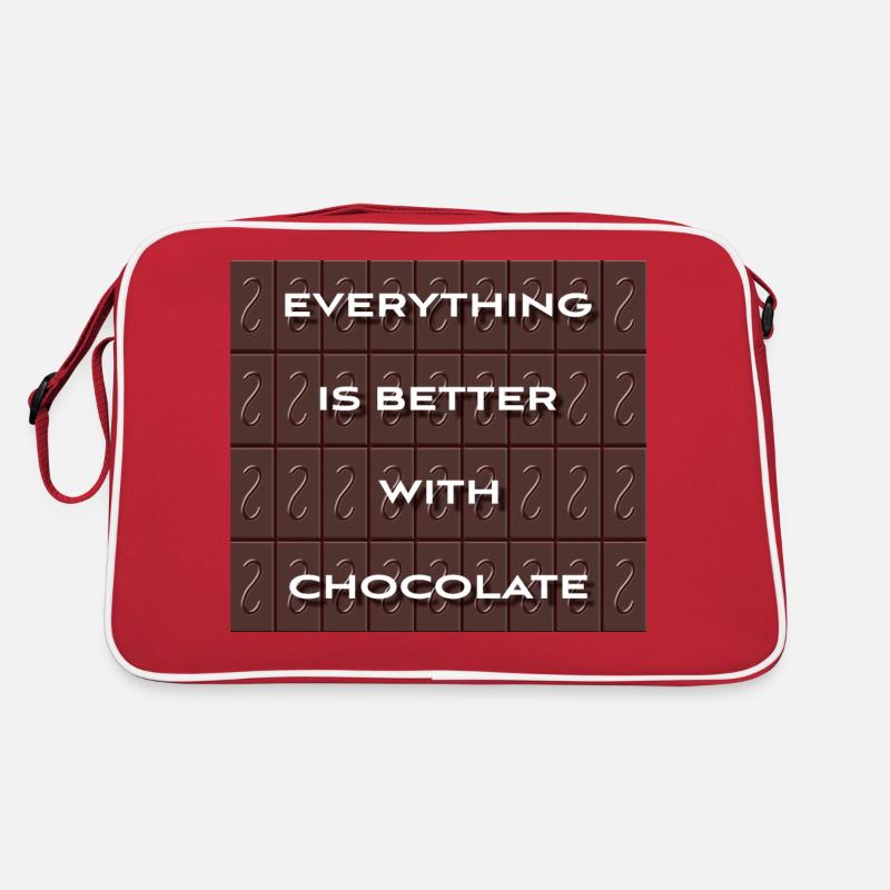 Everything Is Better With Chocolate Retro Bag