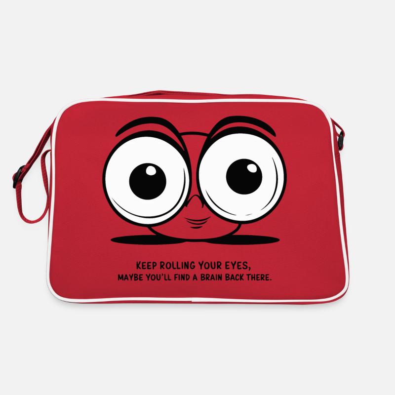 KEEP ROLLING YOUR EYES Retro Bag