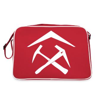 Roofer Power: Style for professionals - Retro Bag - red/white - Back