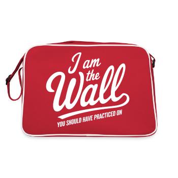 The ultimate goalie saying for hockey fans - Retro Bag - red/white - Back