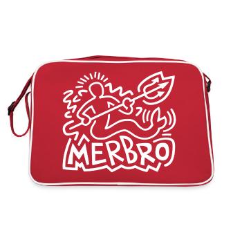 Merbro - Découvrez le monde sous-marin magique - Sac Retro - rouge/blanc - Dos