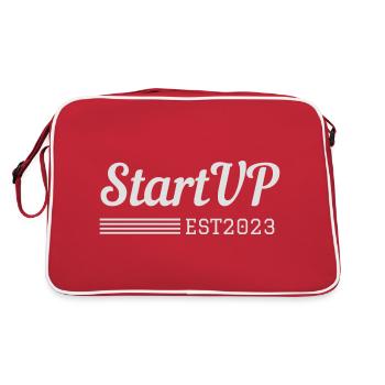 StartUP 2023 - Entrepreneur 2023 Design vauART - Retro Bag - red/white - Back