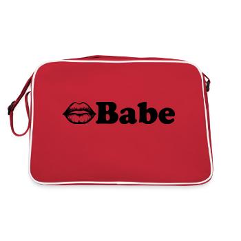 Babe - Retro Bag - red/white - Back