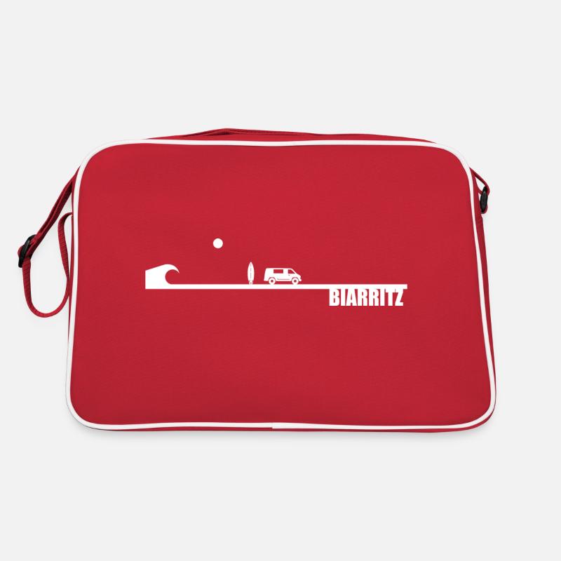 Biarritz Wave Surf Van Leben Retro Tasche