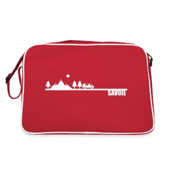 Savoyen Gebirge Van Leben - Retro Tasche - Rot/Weiß - Hinten