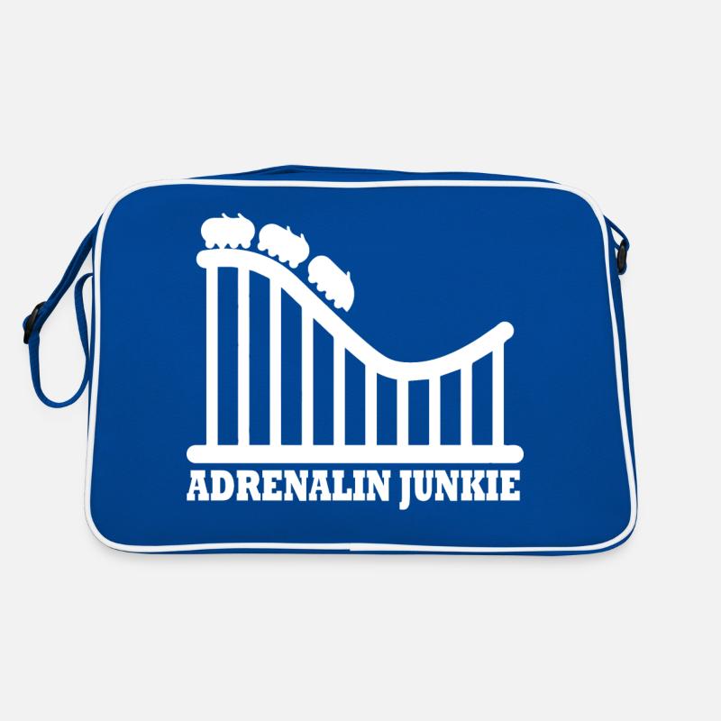 Rollercoaster Achterbahn Freizeitpark Retro Tasche
