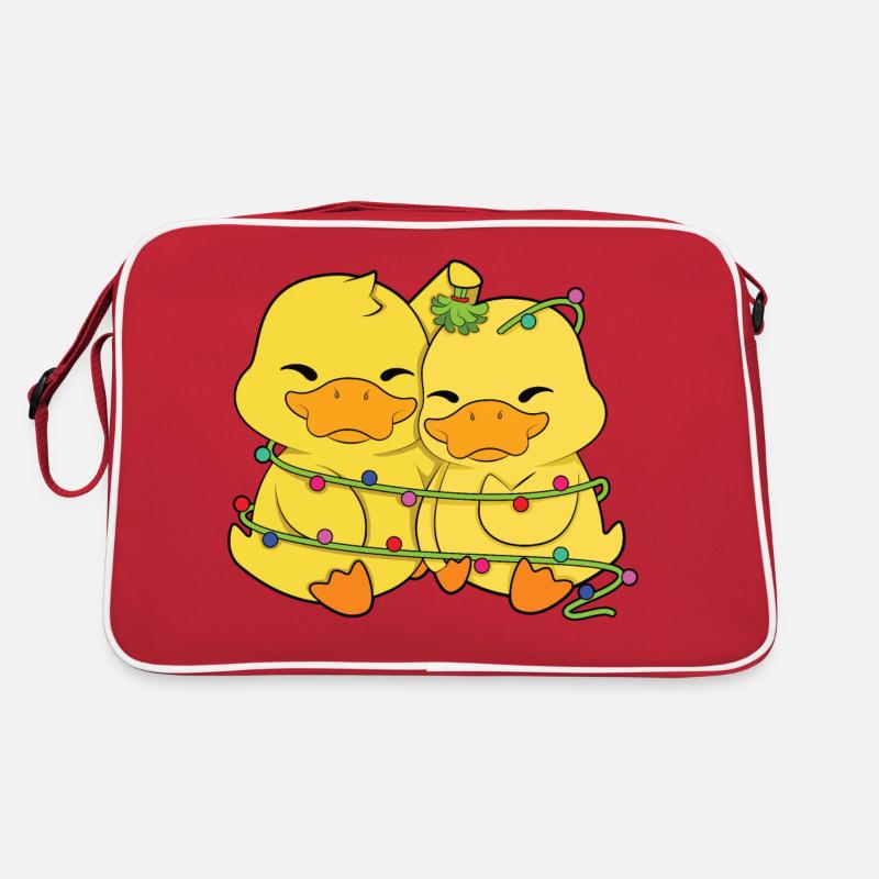 Canards Lumières de Noël Sac Retro