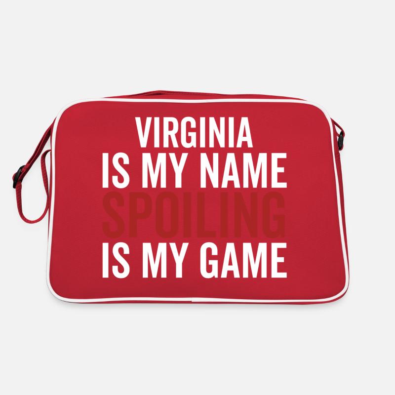 Virginia est mon nom Spoiling est mon jeu Sac Retro