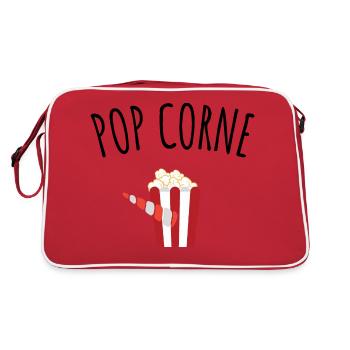 pop corne - Sac Retro - rouge/blanc - Dos
