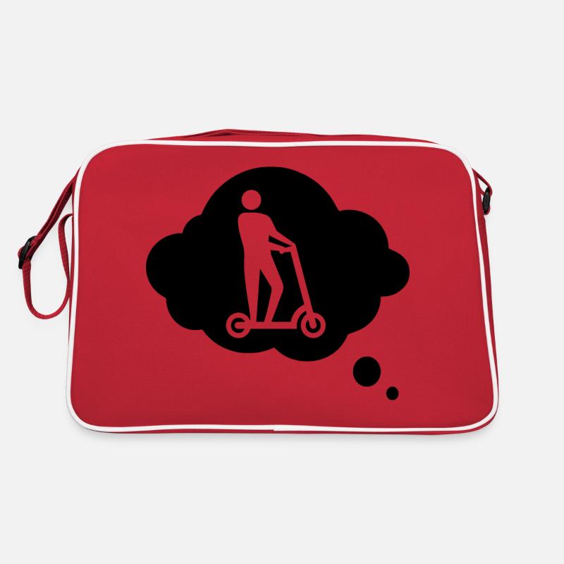 E-Scooter E-Roller Scooter Retro Tasche