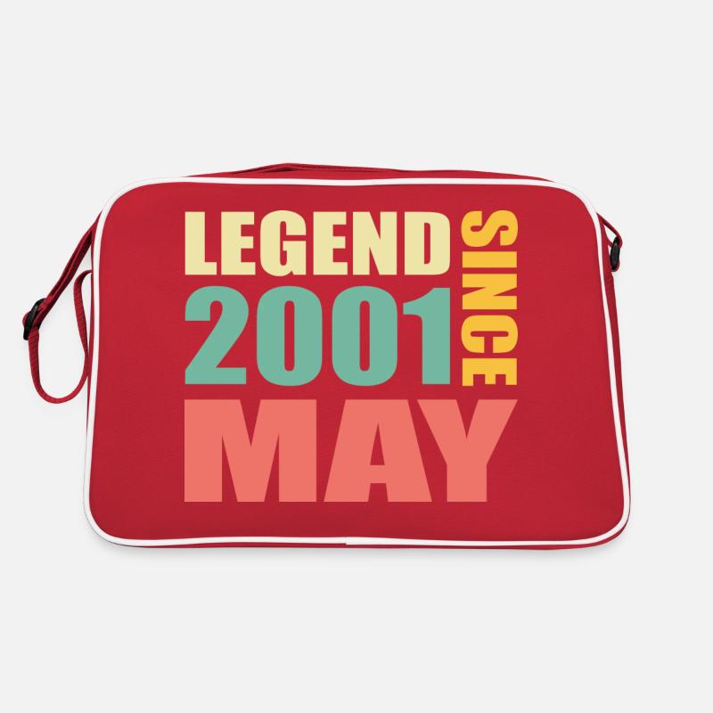 22e anniversaire Mai Né 2001 Idée cadeau Sac Retro