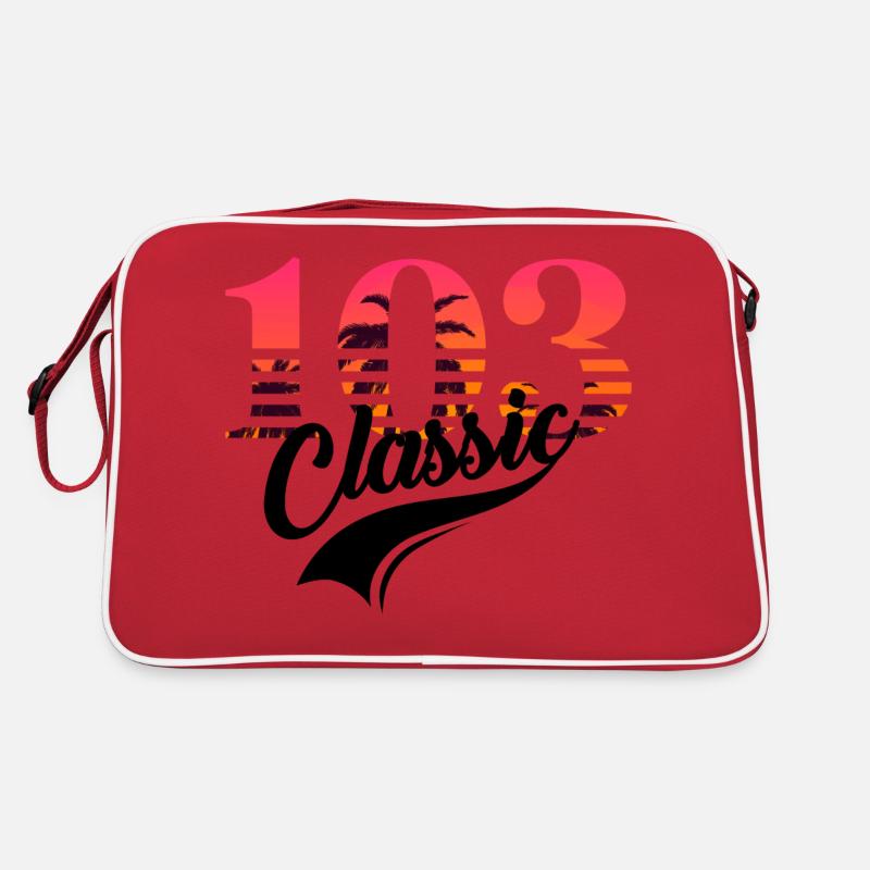 103e anniversaire vintage Sac Retro