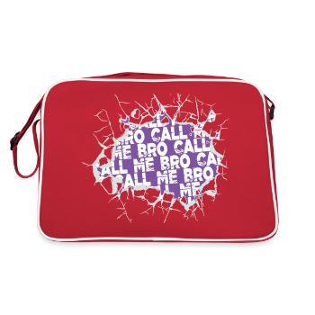 birthday present adopted present idea - Retro Bag - red/white - Back
