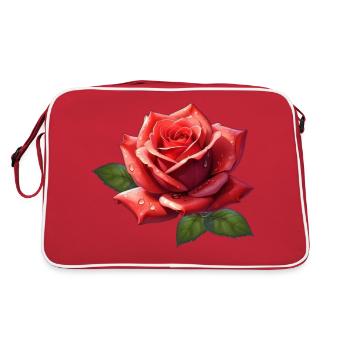 rose - Retro Bag - red/white - Back