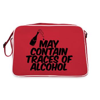 Peut contenir des traces d’alcool 2 - Sac Retro - rouge/blanc - Dos