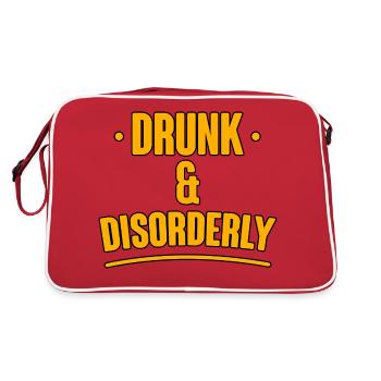 Drunk And Disorderly 2 - Retro Bag - red/white - Back