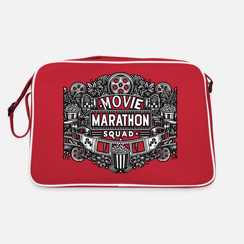 Équipe de marathon de films 2 Sac Retro