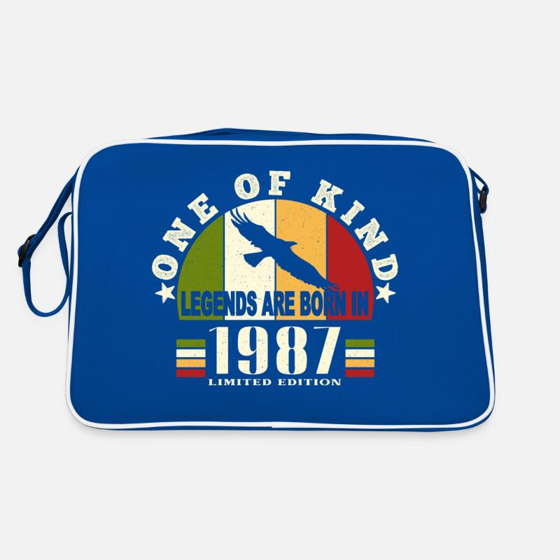 Legend Born 1987 anniversaire 37 ans Sac Retro