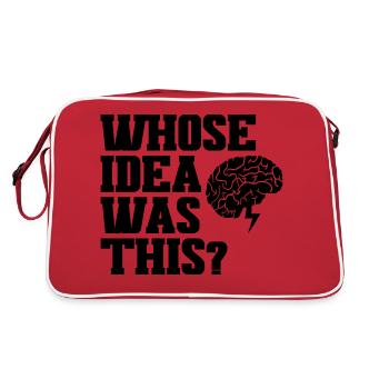 Qui a eu l’idée de ce 3 - Sac Retro - rouge/blanc - Dos