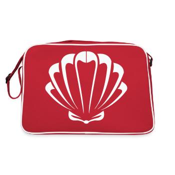 coquille - Sac Retro - rouge/blanc - Dos