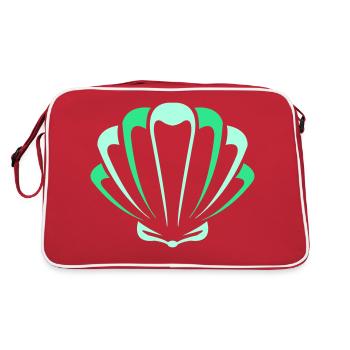 coquille - Sac Retro - rouge/blanc - Dos