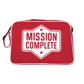 Mission Complete - Retro Bag - red/white - Back